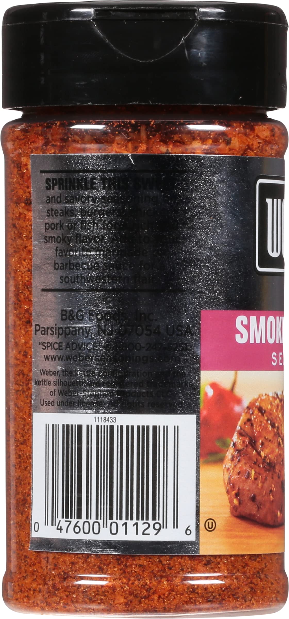 Weber Grill Smokey Mesquite Seasoning, 6 Ounce Shaker (Pack Of 2)