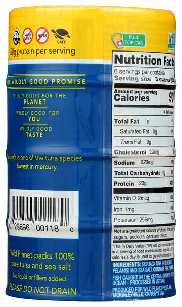 W P WILD SKIPJACK TUNA ( 12 X 4 PACK )