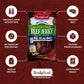 Bridgford Beef Jerky Roasted Garlic - 10 oz, 6 Pack, High Protein, Ready-to-Eat Snacks
