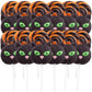 Sweetzo Halloween Lollipops, Candy Swirl and Cat Suckers, 24 Count, Individually Wrapped, Medium Size