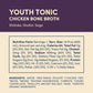 FOND Regenerative Pasture-Raised Chicken Bone Broth Infused with Organic Shiitake & Sage - Slow-Simmered Chicken Broth for Rich