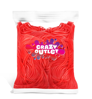 Gustaf'S Strawberry Red Licorice Laces Candy, Bulk Pack 2 Pounds