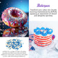 Bakerpan Blue And White Nonpareils Sprinkles - 5.1 Ounces Sprinkles For Cake Decorating - Edible Nonpareils For Cupcakes, Ice Cream, Cake Decorations (Made In Usa)