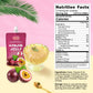 Volo Vero Konjac Jelly Squeeze Pouch Passion Fruit Flavor, Low Calories (3 Kcal), 10 Packs, Gluten Free & Vegan, 0 Sugar, Keto, Low Carb, Drinkable Vitamin C Healthy Snacks, Holiday Gifts