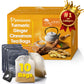 TOG999 Premium Herbal Tea Bags, Turmeric Ginger Cinnamon Blend, 100% Natural, 10 Bags, Eco-conscious, Vegan, No Sugar, No Caffeine