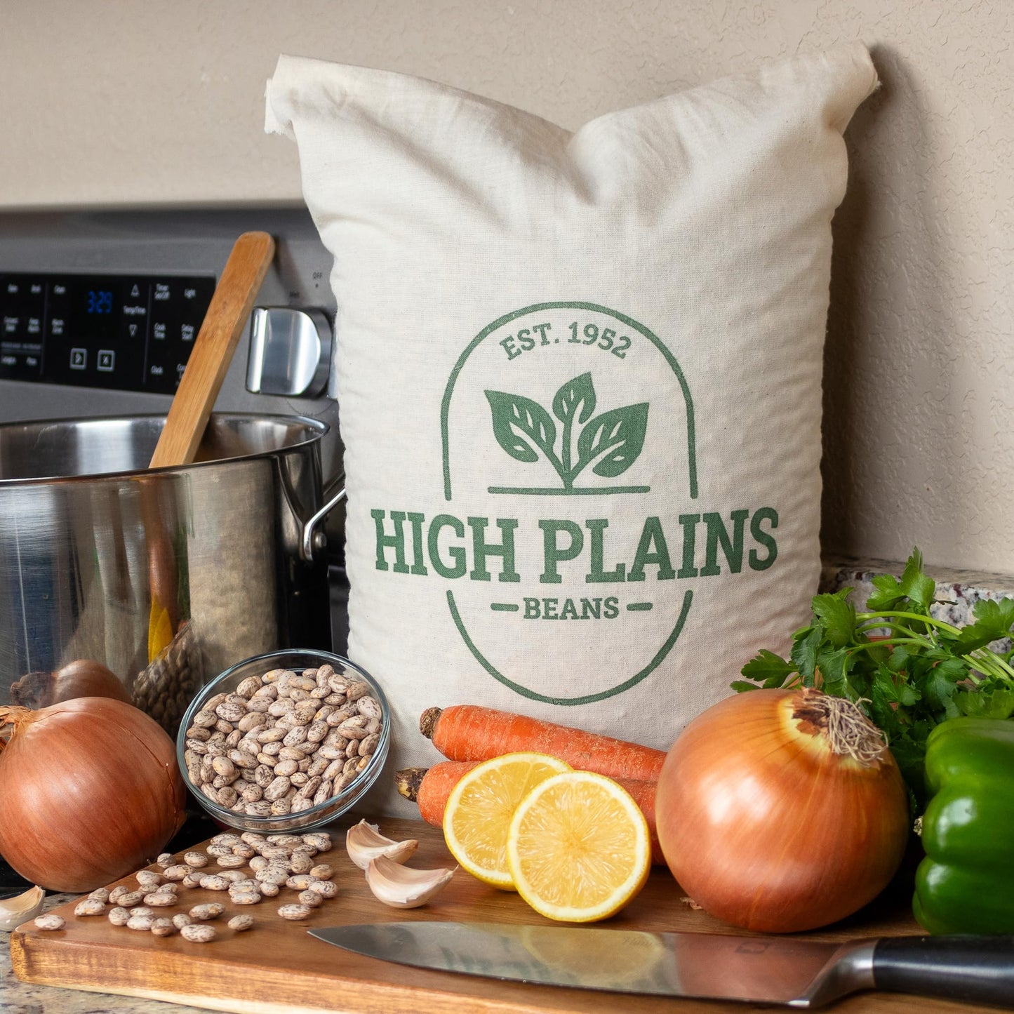 High Plains Pinto Beans | 10 Pound Bag | Farm-Fresh Pinto Beans | Non-Gmo Verified | High Protein & Fiber Source | Dry Beans | D