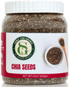 Sown-and-Grown Chia Seeds- 12oz Omega-3  Non-GMO  Keto Friendly  Source of Fiber and Chia Seeds for Weight Management