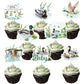 Mallard Duck Baby Shower Decorations - Joybileefun 40PCS One Lucky Duck Birthday Decorations Cupcake Toppers Hunting Birthday Pa