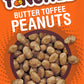 P-Nuttles Butter Toffee Covered Peanuts,Sweet Salty Snack, Toffee Peanuts,Toffee Nuts, 44 Ounce Jar Made In The Usa, Kosher, Pea