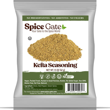 Spice Gate Kefta Seasoning for Grilled Kebabs, 1.5 oz, Ideal for Kofta or Kafta