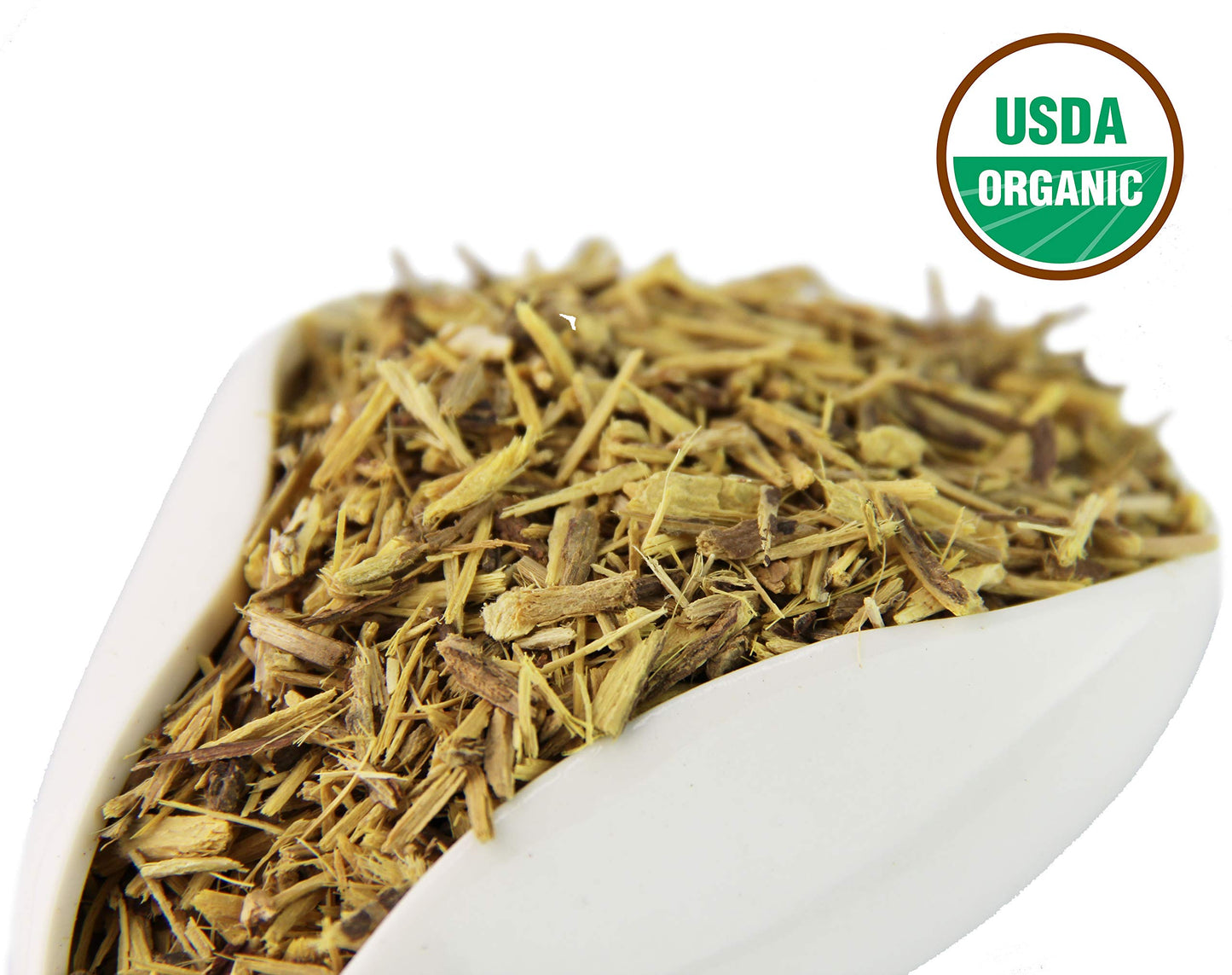 U.S. Wellness Naturals Licorice Root Tea 100% Organic Cut and Sifted 1LB Yellow