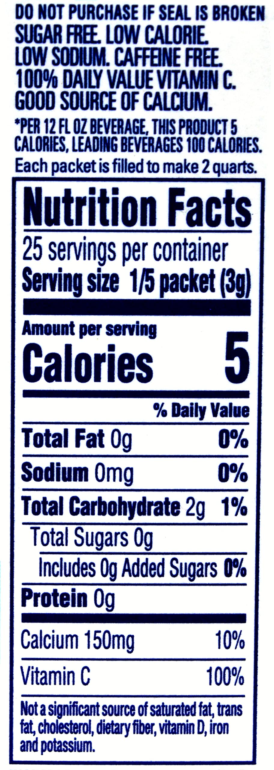Crystal Light Pitcher Packets, Classic Orange, 2.5 OZ