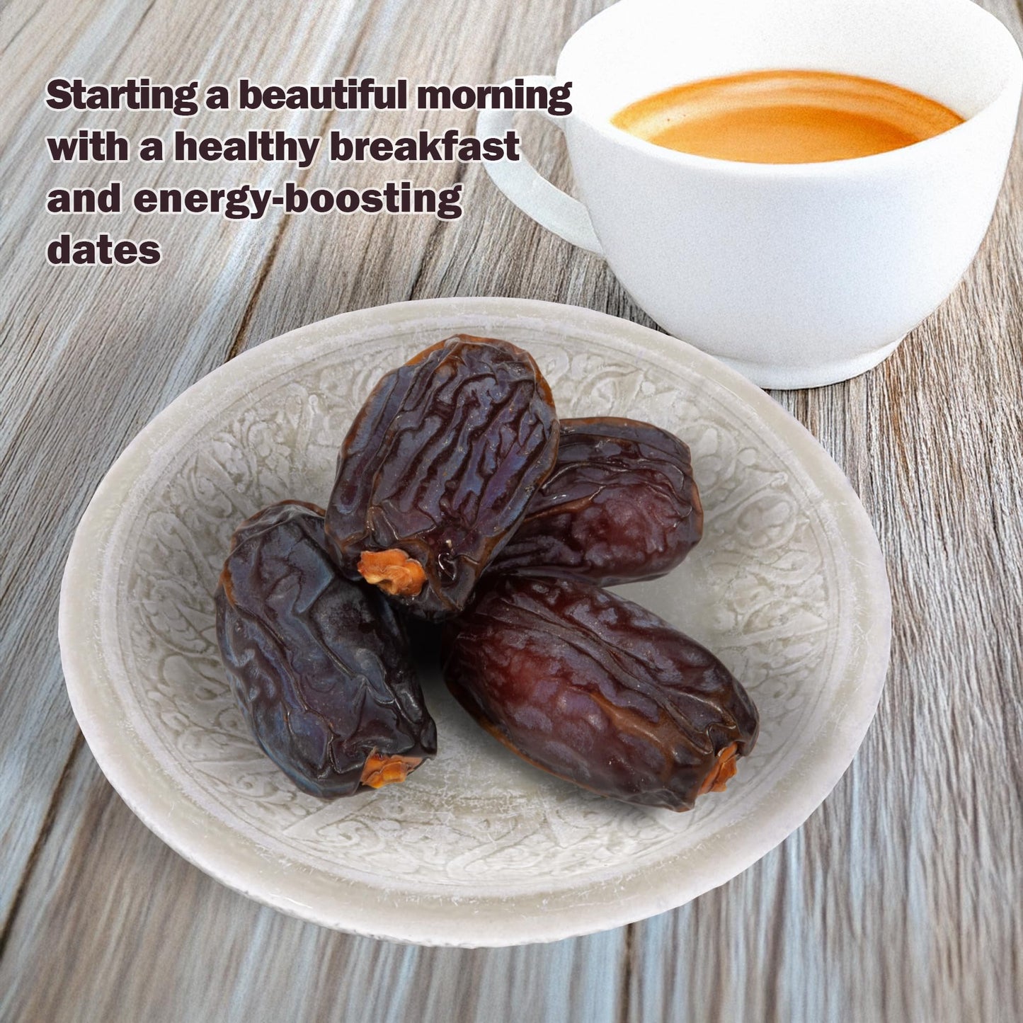 Sahara Gold Medjool Dates - 70.4 Oz (4.4 Lb), From Palestine, Vegan, Gluten-Free, Paleo, No Sugar Added Great Gift For Friends &