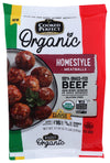 Cooked Perfect Organic Homestyle Beef Meatballs, 12 Oz