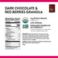 Love Crunch Organic Granola, Dark Chocolate & Red Berries, 11.5 Oz , Non Gmo, By Nature'S Path