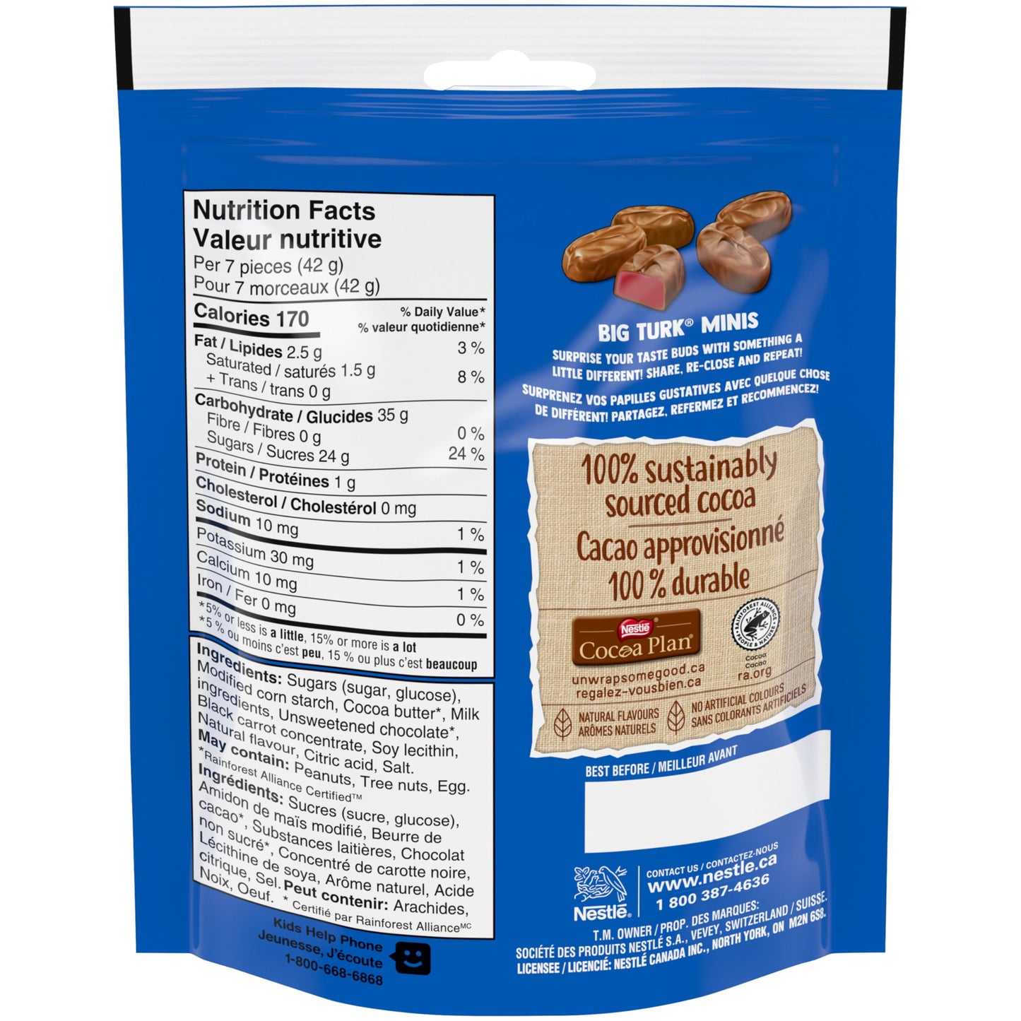 Nestle Big Turk Bites 180G (6.3Oz)