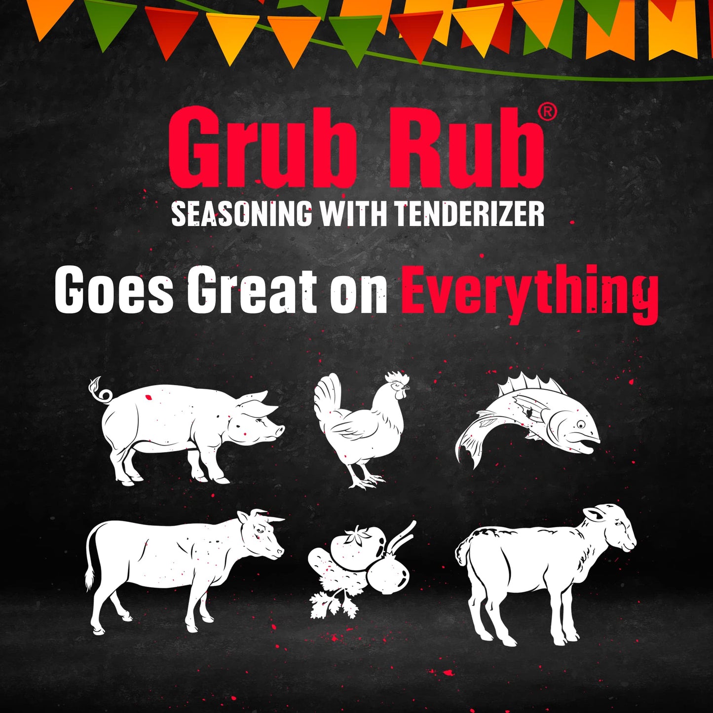 Grub Rub BBQ Blend Seasoning – Award-Winning for smoky aroma & Grilling, 13 Ounce