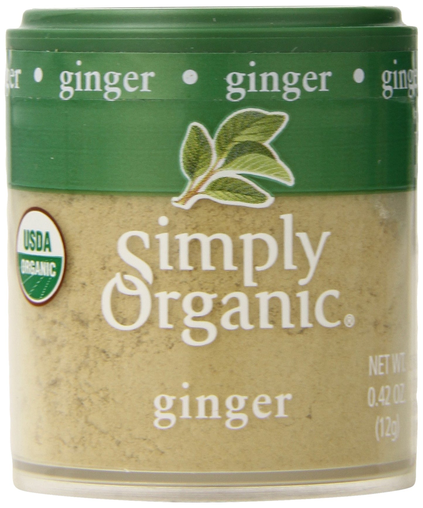 Simply Organic Ground Ginger Root, Certified Organic | 0.42 Oz | Zingiber Officinale Roscoe