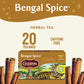 Celestial Seasonings Bengal Spice Herbal Tea, 20 Tea Bags, 20 Count (Pack of 1)
