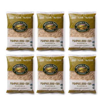 Nature'S Path Organic Pumpkin Seed And Flax Granola, 1.65 Lbs. Earth Friendly Package (Pack Of 6), Non-Gmo, Heart Healthy, High