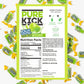 PURE KICK Energy Singles To Go Drink Mix, Jolly Rancher Green Apple, 72 Total Packets (12 Boxes of 6 Packets Each)