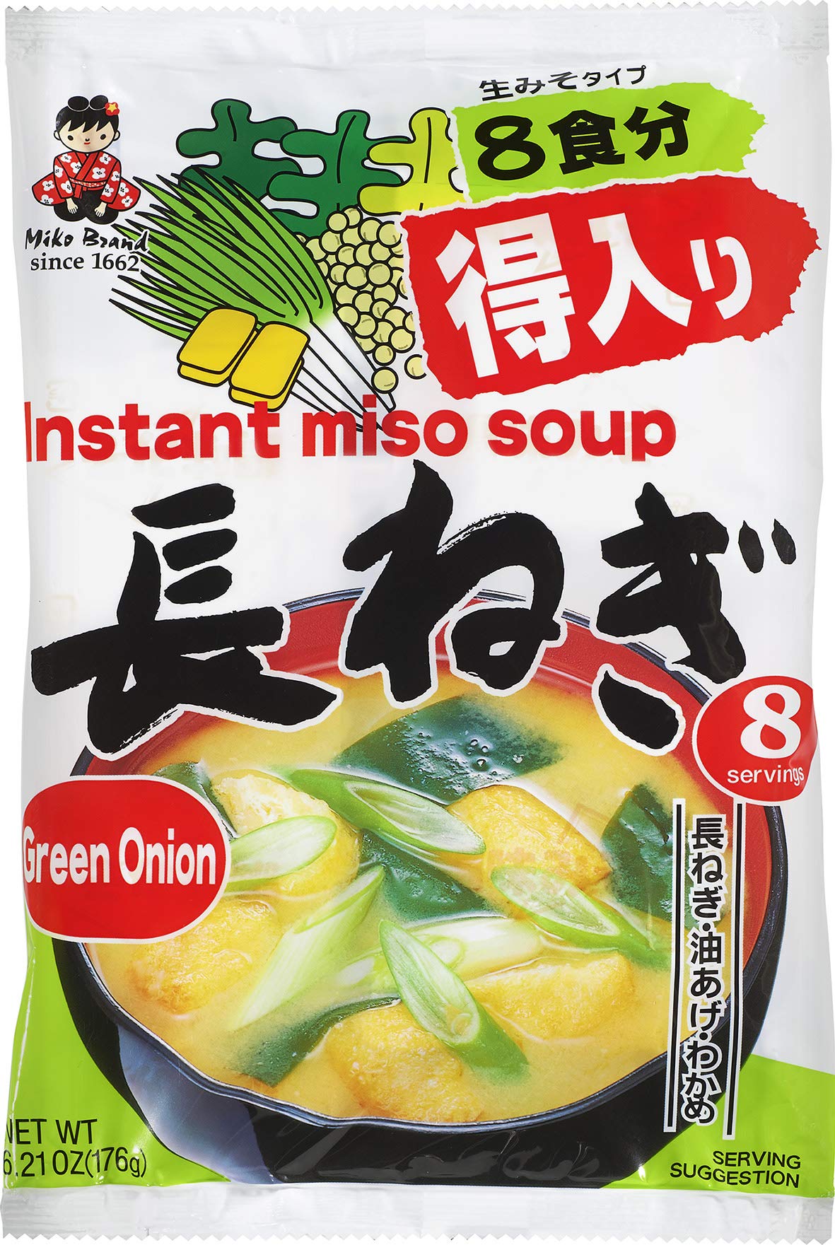 Miko Green Onion Miso Soup, 5.47 Ounce, Pack of 1, Model 74410269739