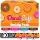 Donut Café Single Serve Coffee Pods For Keurig K Cup Malt-Inspired, Light Medium And Dark French Roast, Breakfast Classic Blend, Colombian, Variety Pack, 80 Count