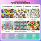 Nomeca Edible Glitter Set - 10 Colors for Drinks, Cakes, Cupcakes - 5g/bottle