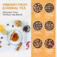 Prime Tea - Fruit Tea Sampler Set - Assorted Variety Fruit Tea Box With Herbal, Fruit And Spices Loose Leaf Tea Blends, Flavorful Assortment - 6 Samplers - Vibrant Vitality Collection - Up To 150 Cups | 12 Ounce