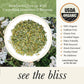 Wild Bliss Organic Yarrow Tea - Caffeine Free Loose Leaf Herbal Tea - 25 Servings - 1.76 Ounces