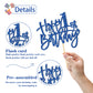 Roadsea Happy 1St Birthday Cake Topper - Baby Girl Boy One Year Old Birthday Cake Supplies - First Birthday Party Decorations -