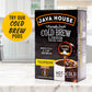 Java House Cold Brew Coffee Ready To Drink Bottles - Pure Black - 6 Pack Of 8Oz Bottles - 100% Arabica Coffee
