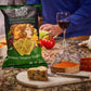 Wicked Crisps Baked Veggie Chips, Spinach & Parmesan, Gluten-Free, Low-Fat, 4oz Bag (Pack of 4)