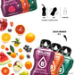 BOLERO Sugar Free Drink Mix Variety Pack | 64 Powdered Water Flavor Packets | 16.9 Ounce On-the-Go Drink Mixes