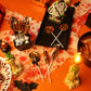 Orange and Black Swirl Halloween Lollipops  Festive Trick or Treat Candy  Individually Wrapped Party Favors  24 Count