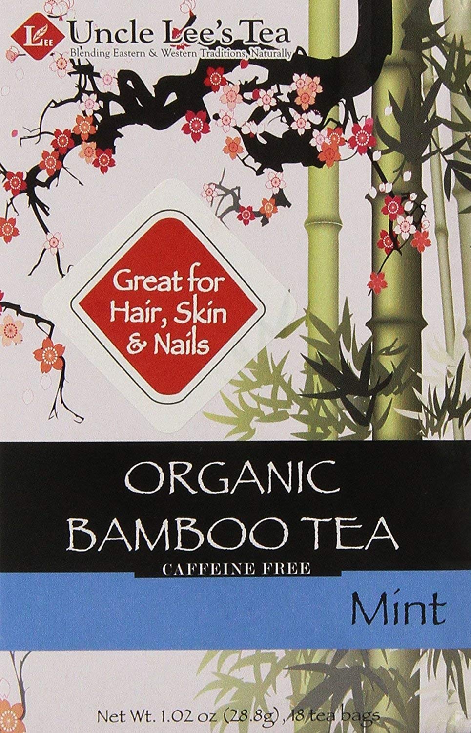 Uncle Lees Tea Organic Tea, Bamboo Mint, 18 Count
