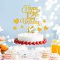 Lecferrarc 12Th Birthday Cake Decorations, 12Th Birthday Candles Cake Numeral Candles And Glitter Happy 12Th Birthday Cake Toppe