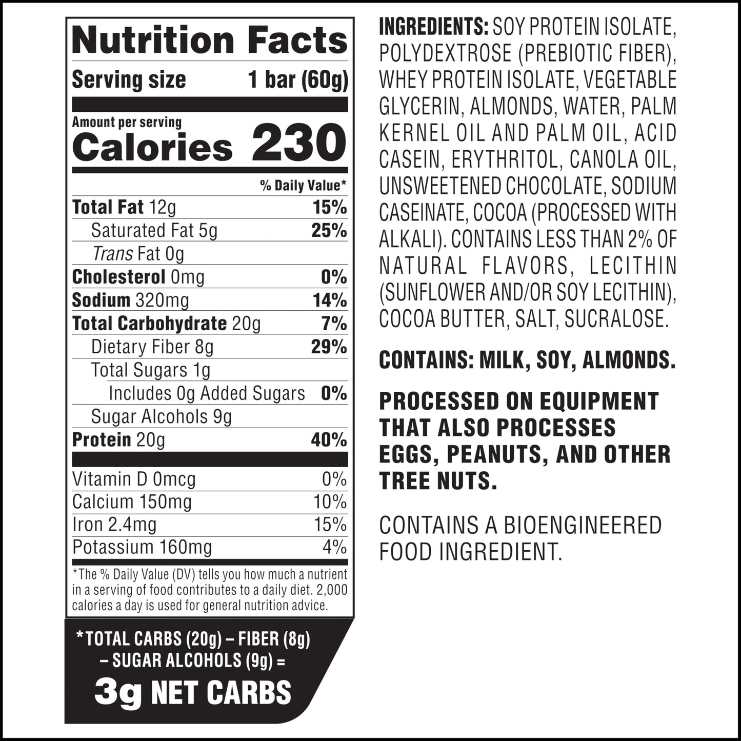 Atkins Strong Chocolate Chip Cookie Dough High Protein Bars, 20g Protein, 2g Sugar, 4 Count (Pack of 6)