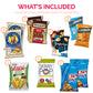 Healthy Snack Box Variety Pack Care Package (50 Count) Candy Gift Basket College Student Crave Food Box, Nutritious Bars Chips,