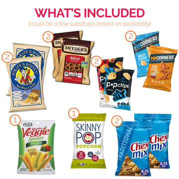 Healthy Snack Box Variety Pack Care Package (50 Count) Candy Gift Basket College Student Crave Food Box, Nutritious Bars Chips,
