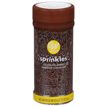 Wilton Jimmies Sprinkles 6.25Oz-Chocolate