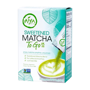 Aiya Sweetened Matcha To Go, 96 Gr
