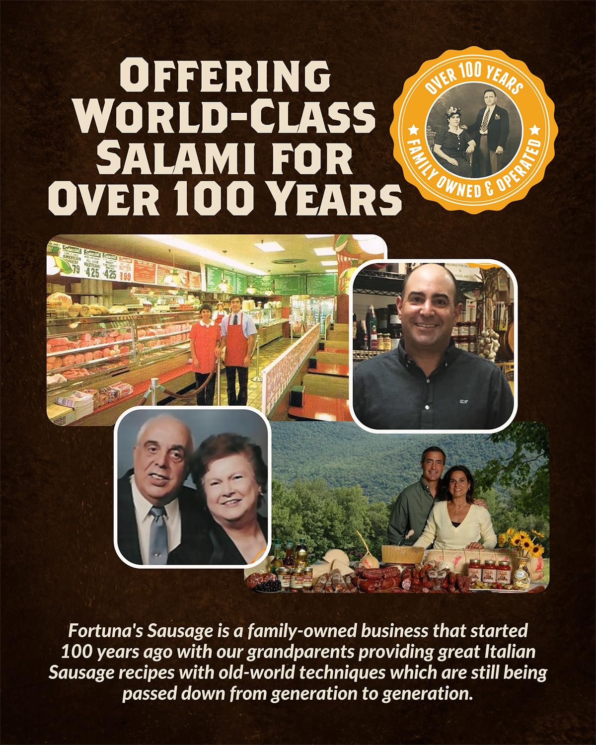 Fortunas Imported Italian Romano Pecorino Wedge - Aged 8 Months, 8 oz Hand Cut Sheeps Milk Cheese - Sharp and Piquant Flavor