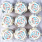 40Pack Edible Happy Easter Cupcake Toppers For Rabbit Ears Bunny Party Decorations Cake Picks Drink Topper Cake Food Decor Appet