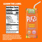 PLEZi Fruit Juice Boxes For Kids, Orange Smash - Low Sugar Drinks with Dietary Fiber, Healthy Vitamin C, and Potassium Electroly