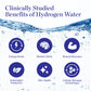 Dr. Perricone Hydrogen Water 24-Pack (12oz) - Molecular Hydrogen Water 1.0-1.5ppm | Natural Antioxidant Hydration, Portable Life