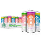 Starbucks Iced Energy Drink Variety Pack, 12 Fl Oz Cans, Tropical Peach, Watermelon Splash, Blueberry Lemonade, Zero Sugar