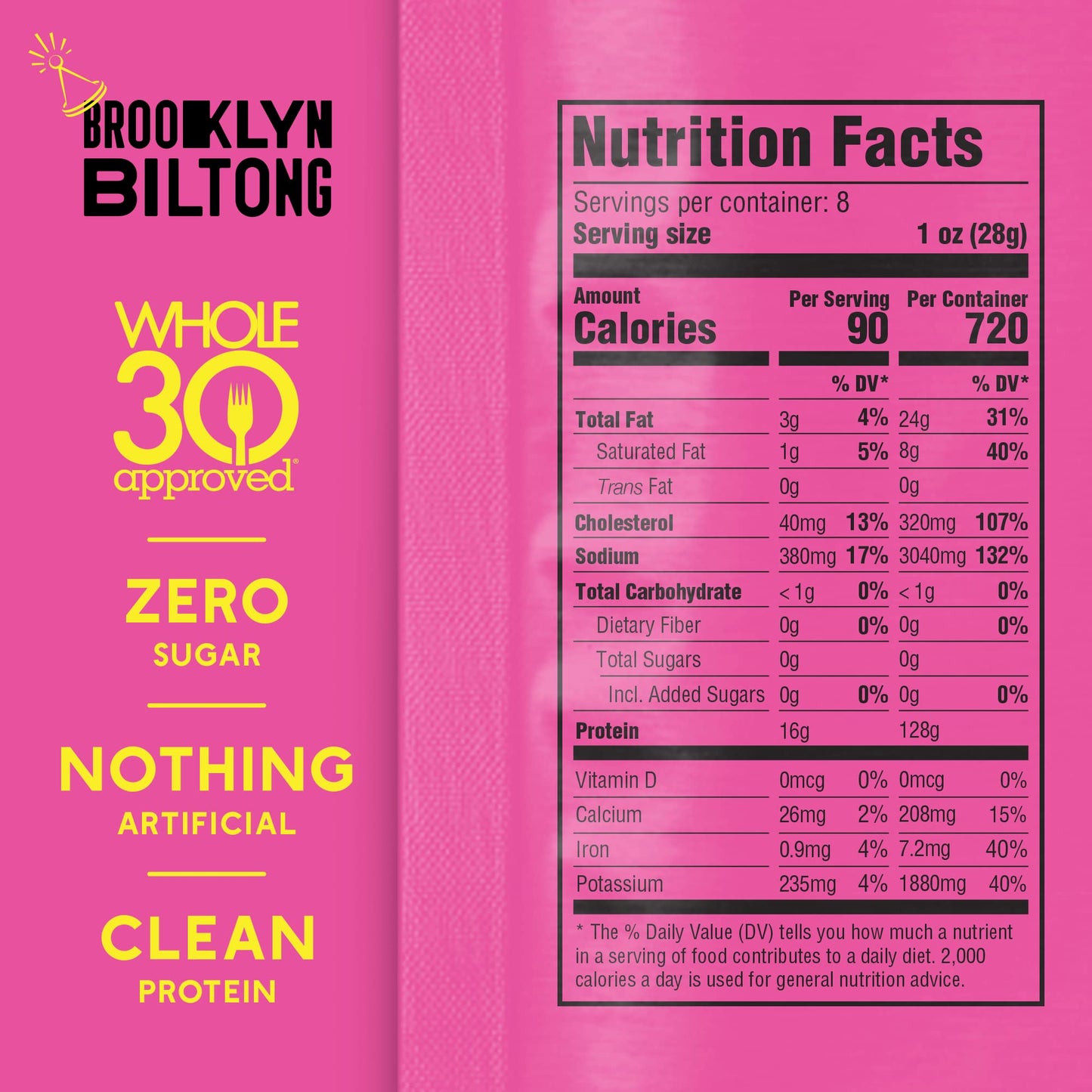 Brooklyn Biltong Carnivore Holiday Gift Snack Box, Air Dried Grass Fed Beef, South African Beef Jerky - Whole30, Paleo, Keto, Gl