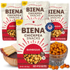 Biena Chickpea Snacks - Crunchy Roasted Chickpeas - High Fiber Vegan Protein Snacks For Adults And Kids - 4-Pack, 5 Ounce Bags -