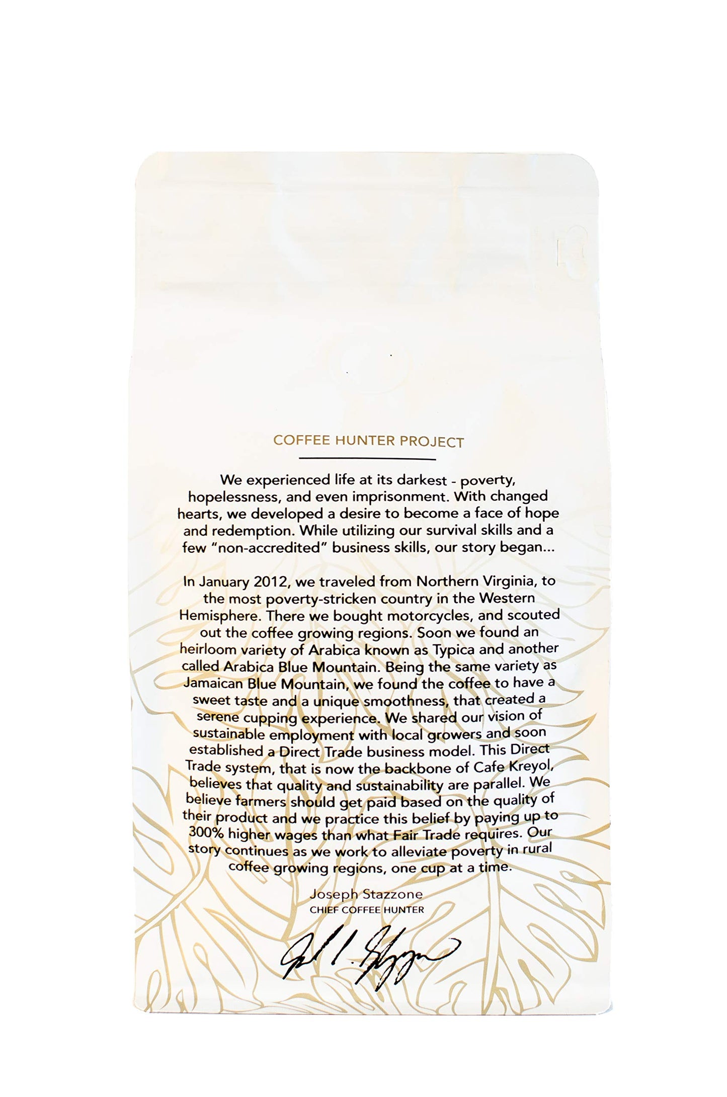 Cafe Kreyol Organic Haitian Hound | 12 Oz - Haitian Blue Dark Roast Coffee - Whole Bean